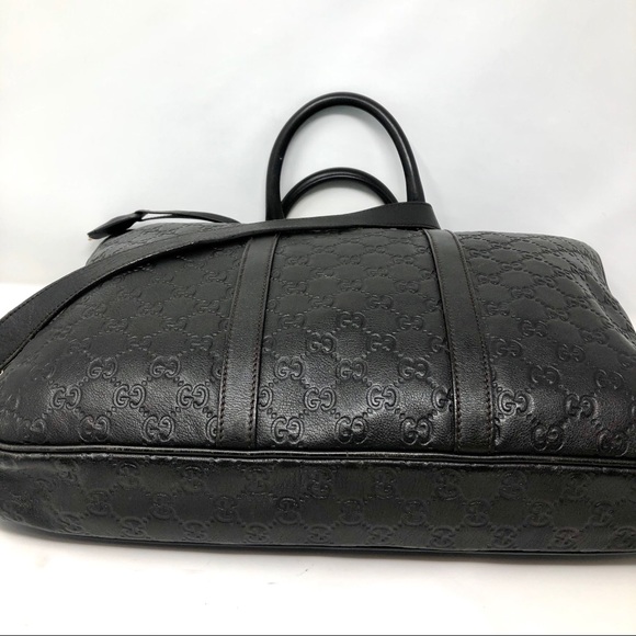 ✨GUCCI✨ Signature Monogram Leather Briefcase - Picture 3 of 8
